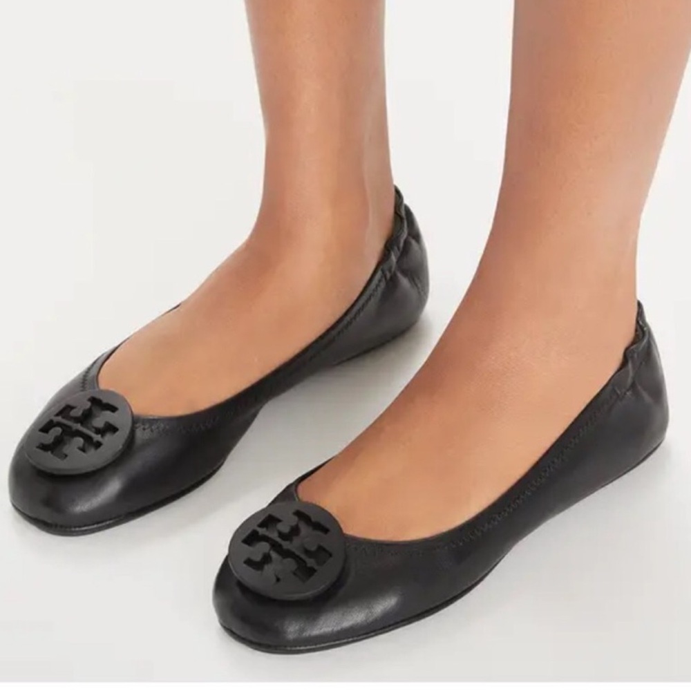 Tory Burch Minnie Travel Ballet Flat 9.5 New Without Box